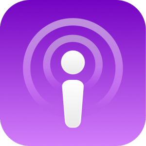 Podcasts app icon.